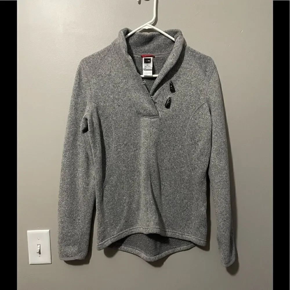 North face shawl collar pullover